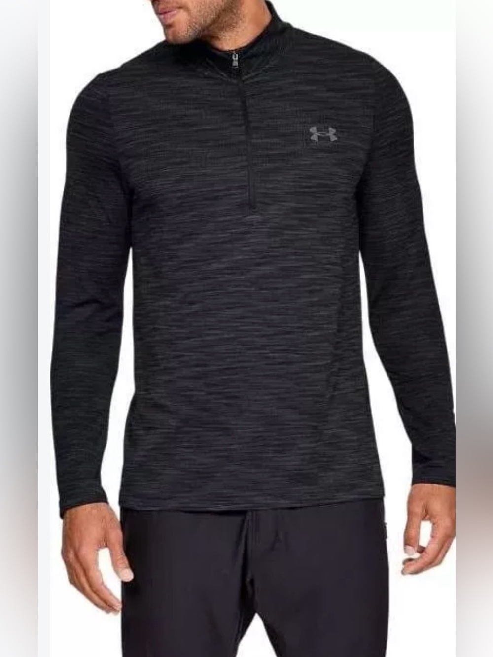 Under Armour UA Vanish Threadborne Seamless 1/2 Zip Mens Shirt Size Large